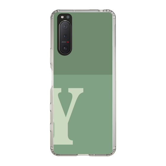 Slim Protection Case［ Original - initial two tone - Y green ］