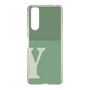 Slim Protection Case［ Original - initial two tone - Y green ］