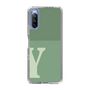 Slim Protection Case［ Original - initial two tone - Y green ］
