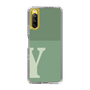 Slim Protection Case［ Original - initial two tone - Y green ］