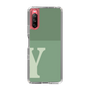 Slim Protection Case［ Original - initial two tone - Y green ］