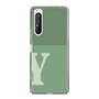 Slim Protection Case［ Original - initial two tone - Y green ］