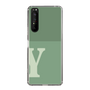 Slim Protection Case［ Original - initial two tone - Y green ］