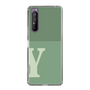 Slim Protection Case［ Original - initial two tone - Y green ］