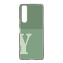 Slim Protection Case［ Original - initial two tone - Y green ］