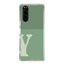 Slim Protection Case［ Original - initial two tone - Y green ］
