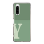 Slim Protection Case［ Original - initial two tone - Y green ］