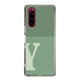 Slim Protection Case［ Original - initial two tone - Y green ］