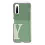 Slim Protection Case［ Original - initial two tone - Y green ］
