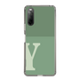 Slim Protection Case［ Original - initial two tone - Y green ］