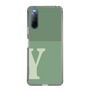 Slim Protection Case［ Original - initial two tone - Y green ］