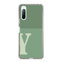 Slim Protection Case［ Original - initial two tone - Y green ］