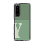 Slim Protection Case［ Original - initial two tone - Y green ］
