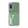 Slim Protection Case［ Original - initial two tone - Y green ］