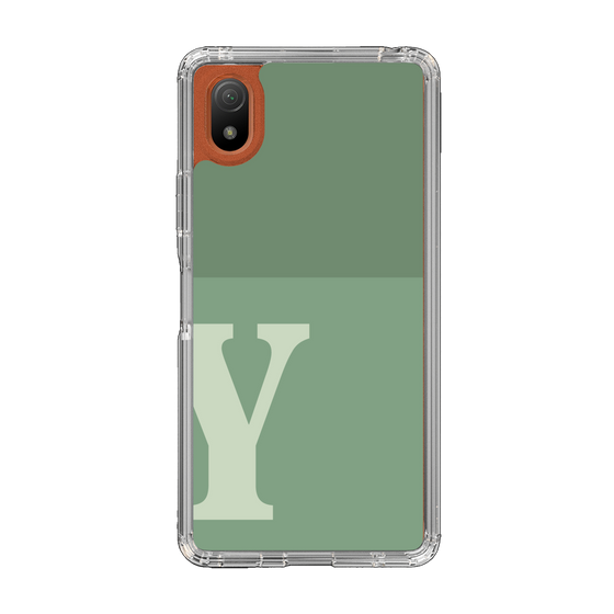 Slim Protection Case［ Original - initial two tone - Y green ］
