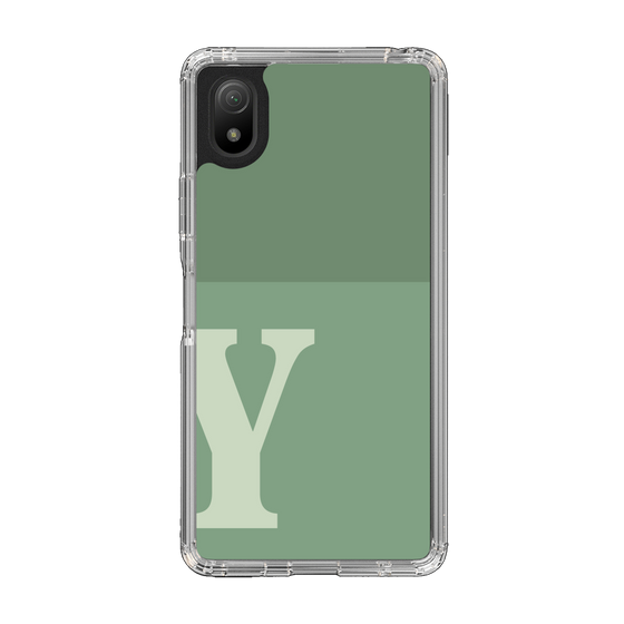 Slim Protection Case［ Original - initial two tone - Y green ］