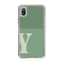 Slim Protection Case［ Original - initial two tone - Y green ］