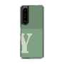Slim Protection Case［ Original - initial two tone - Y green ］