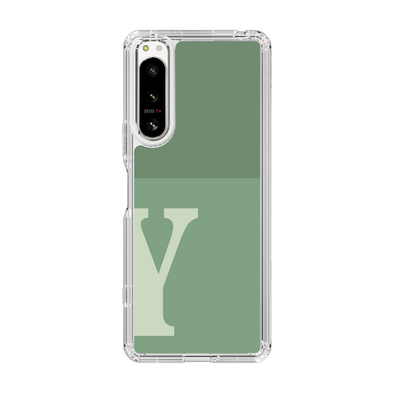 Slim Protection Case［ Original - initial two tone - Y green ］