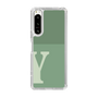 Slim Protection Case［ Original - initial two tone - Y green ］