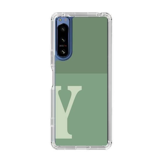 Slim Protection Case［ Original - initial two tone - Y green ］