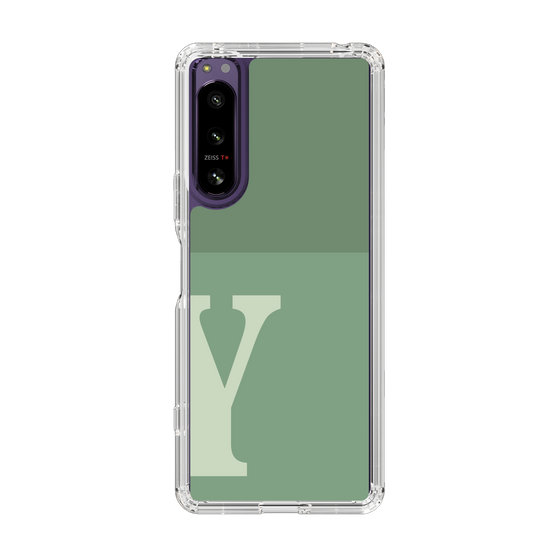 Slim Protection Case［ Original - initial two tone - Y green ］