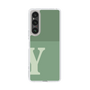 Slim Protection Case［ Original - initial two tone - Y green ］