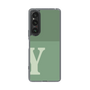 Slim Protection Case［ Original - initial two tone - Y green ］