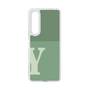 Slim Protection Case［ Original - initial two tone - Y green ］