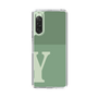 Slim Protection Case［ Original - initial two tone - Y green ］