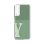 Slim Protection Case［ Original - initial two tone - Y green ］