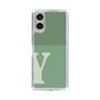 Slim Protection Case［ Original - initial two tone - Y green ］
