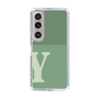 Slim Protection Case［ Original - initial two tone - Y green ］