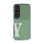 Slim Protection Case［ Original - initial two tone - Y green ］