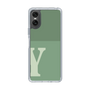 Slim Protection Case［ Original - initial two tone - Y green ］