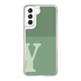Slim Protection Case［ Original - initial two tone - Y green ］