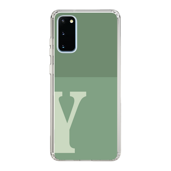 Slim Protection Case［ Original - initial two tone - Y green ］