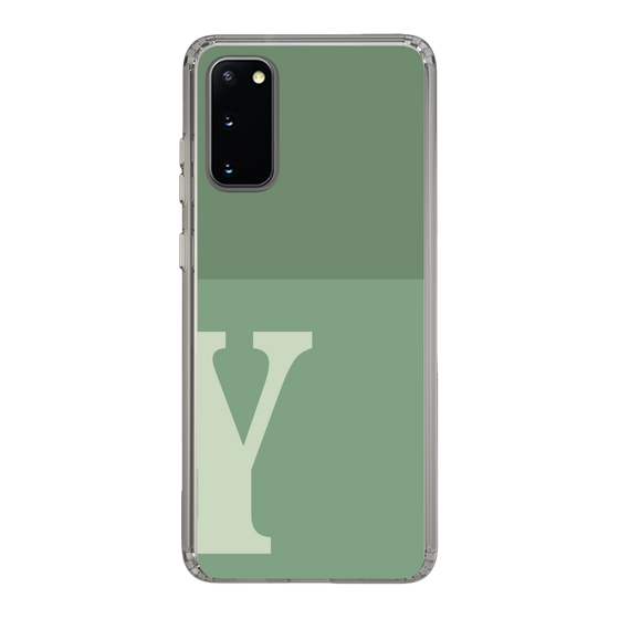 Slim Protection Case［ Original - initial two tone - Y green ］