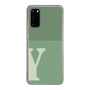 Slim Protection Case［ Original - initial two tone - Y green ］