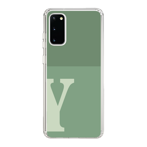 Slim Protection Case［ Original - initial two tone - Y green ］