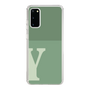 Slim Protection Case［ Original - initial two tone - Y green ］