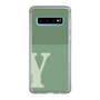 Slim Protection Case［ Original - initial two tone - Y green ］