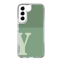Slim Protection Case［ Original - initial two tone - Y green ］