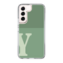 Slim Protection Case［ Original - initial two tone - Y green ］