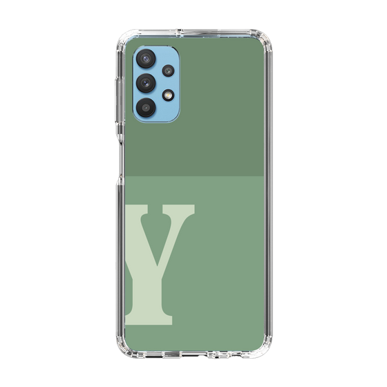 Slim Protection Case［ Original - initial two tone - Y green ］