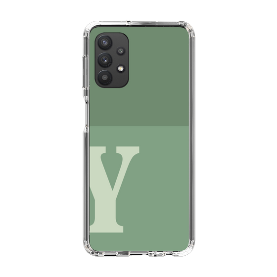 Slim Protection Case［ Original - initial two tone - Y green ］