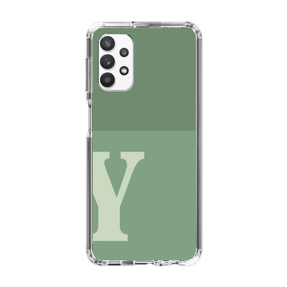Slim Protection Case［ Original - initial two tone - Y green ］
