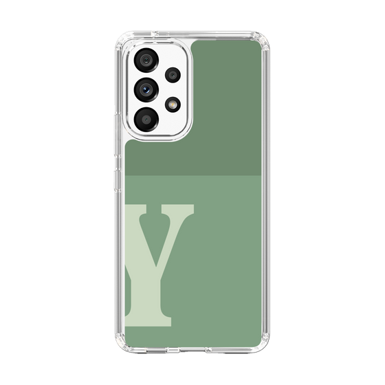 Slim Protection Case［ Original - initial two tone - Y green ］
