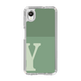 Slim Protection Case［ Original - initial two tone - Y green ］
