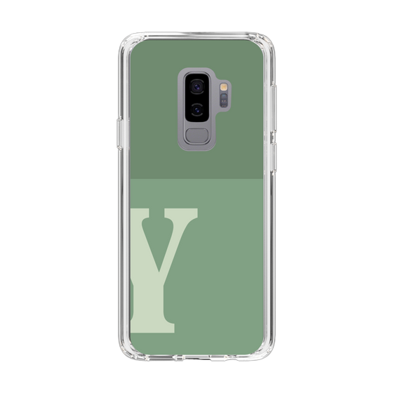 Slim Protection Case［ Original - initial two tone - Y green ］